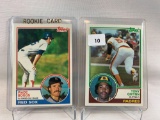 Tony Gwinn and Wade Boggs Topps rookie cards