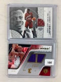 Shaq O'Neil & Patrick Ewing game-used jersey cards