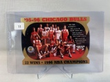 Michael Jordan and Chicago Bulls Upper Deck limited edition card
