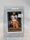 Brett Farve Topps '92 gold card, Rookie