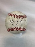 Jim Leyland signed game used MLB ball