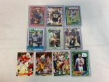 Football Rookie star lot: Steve Young, Aaron Rogers, Farve, Russell Wilson plus