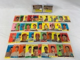 1958 Topps baseball card lot of 41, no duplicates, plus 2 team cards