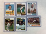 1974 Topps star lot: Dave Parker (R), Stargell, Brock, Berra, Palmer , Seaver