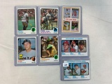 1973 Topps lot w/Rookies plus Reggie, Fisk, Rose, Carlton