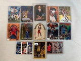 Basketball star lot of 13, all special inserts