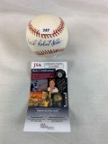 Rapid Robert Feller signed MLB baseball, JSA