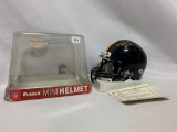 Pittsburgh Steelers signed mini helmet, Mel Blount, holo cert