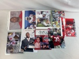Ohio State signed lot of 10 photos with AJ Hawk, Ginn, T Smith, plus Beanie