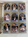 1990-91 Hoops basketball set, 440 cards in a binder