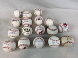 17 signed baseballs with Josh Tomlin, J. Rocker, Sean Depaula