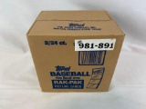 1989 Topps baseball Rak case factory sealed, 3/24 ct.