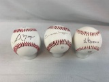 Ken Griffey football, Johnny Damon, and Sid Monge signed baseball lot