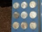 COMPLETE SET PEACE DOLLARS IN FOLDER XF-BU