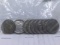 10 BUFFALO NICKELS 1924-37