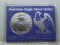 1996 SILVER EAGLE IN HOLDER BU