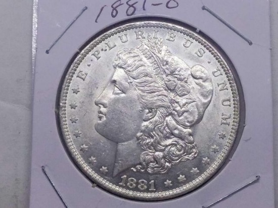 1881O MORGAN DOLLAR UNC