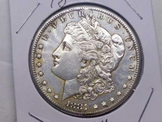 1881S MORGAN DOLLAR BU