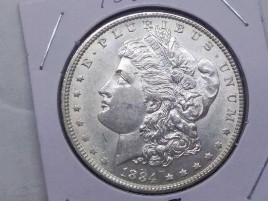 1884 MORGAN DOLLAR BU