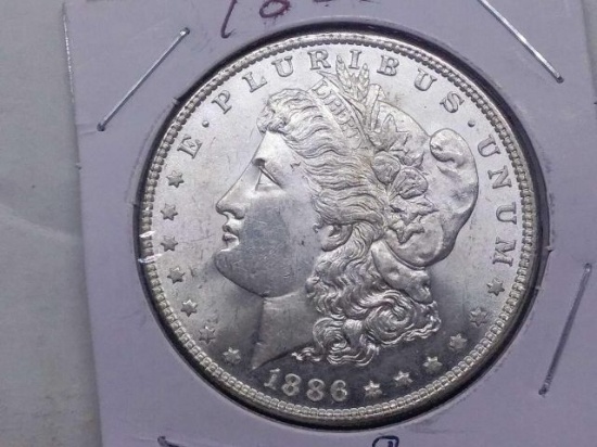 1886 MORGAN DOLLAR BU