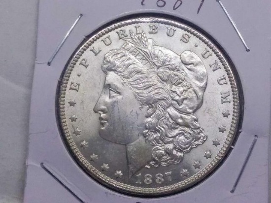 1887 MORGAN DOLLAR BU