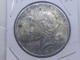 1922S PEACE DOLLAR (TONING) UNC