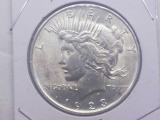 1923 PEACE DOLLAR (CLEANED) UNC