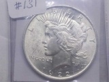 1922 PEACE DOLLAR BU