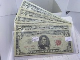 6-1963 $5. RED SEAL NOTES
