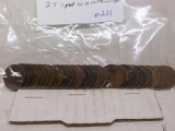 25 INDIAN HEAD CENTS