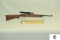 Ruger    Mod 10-22    Carbine    Cal .22 LR    Walnut Stock    W/ Antler 4x