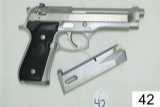 Beretta    Mod 92 FS    Cal 9mm    Stainless