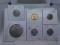 6 MISC U.S COINS