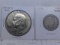 1978D IKE DOLLAR BU & 1900 BARBER QUARTER G