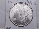 1921 MORGAN DOLLAR CHOICE BU