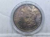 1885O MORGAN DOLLAR CH/BU NICE TONING