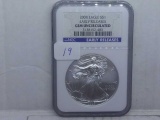 2008 SILVER EAGLE NGC GEM UNCIRCULATED