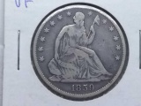 1859O SEATED HALF F