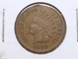 1909 INDIAN HEAD CENT AU