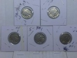 5-1929 BUFFALO NICKELS