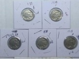 5-1929 BUFFALO NICKELS