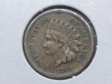 1860 INDIAN HEAD CENT XF