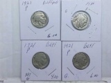 4-1921 BUFFALO NICKELS