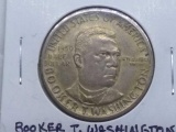 1950S BOOKER T WASHINGTON COMMEMORATIVE HALF XF