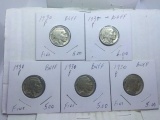 5-1930 BUFFALO NICKELS