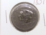 1837 LARGE CENT