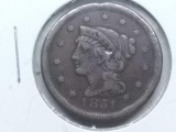 1851 LARGE CENT