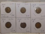 6-1925D & S LINCOLN CENTS