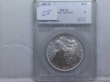 1881S MORGAN DOLLAR IN SEGS HOLDER