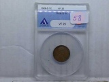 1926S LINCOLN CENT ANACS VF25